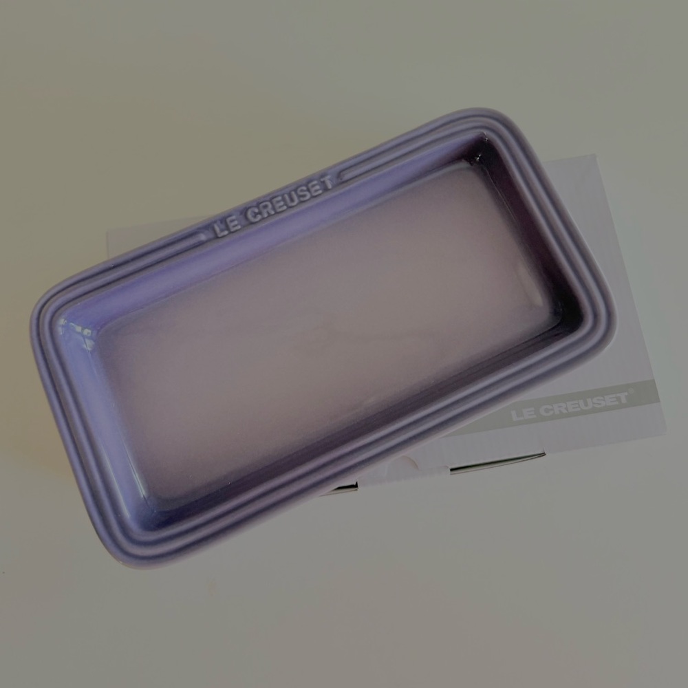 Le Creuset Rectangular Platter / Tray Purple Blue Bell